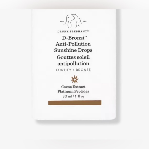 D-Bronzi Anti-Pollution Sunshine Drops with Peptides - Drunk Elephant - Picture 1 of 7
